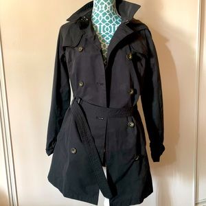 2/$25 Dark Navy blue rain /pea coat
